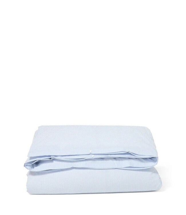 Lexington Company Striped Satin 200TC Dekbedovertrek Blue/White
