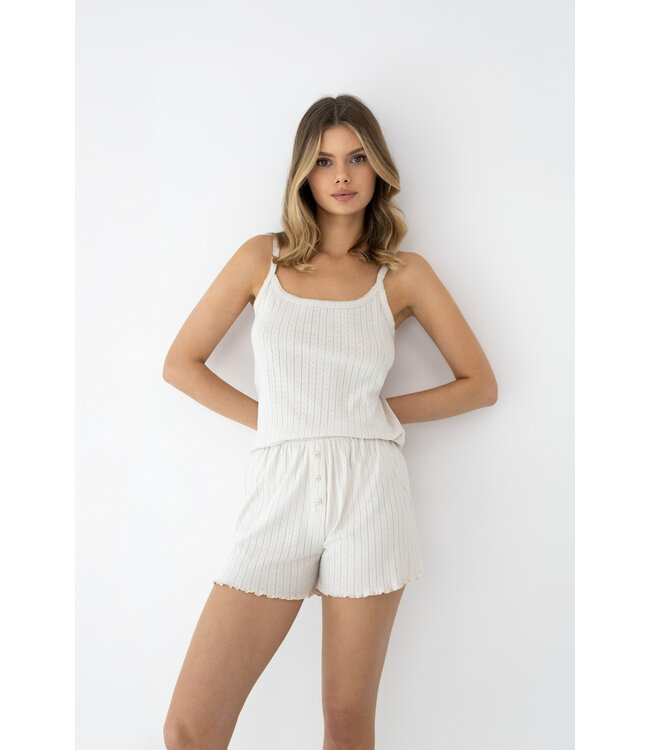 Sensis Jaylani 3 Piece Pyjama Set Off- White
