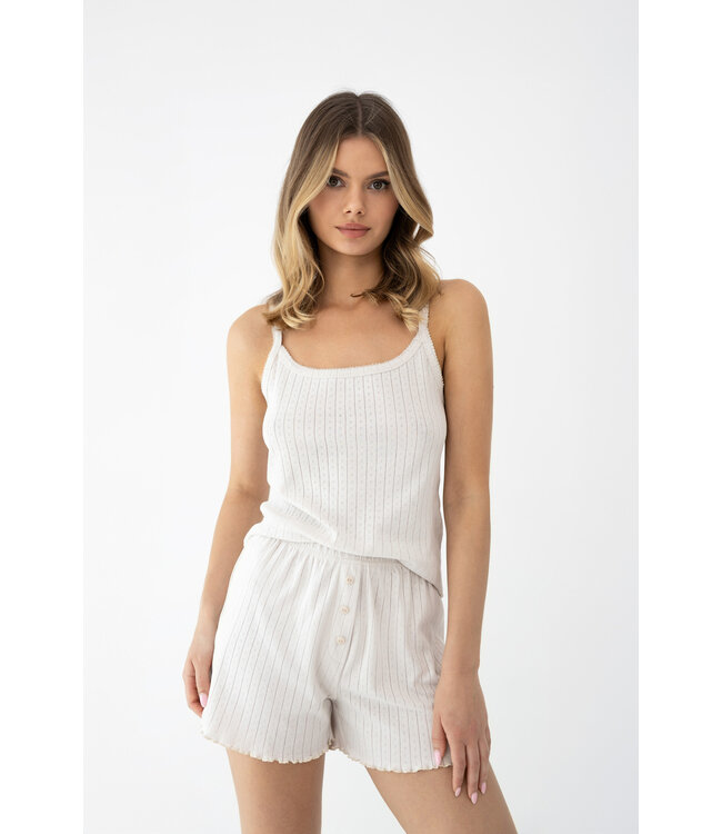 Sensis Jaylani 3 Piece Pyjama Set Off- White