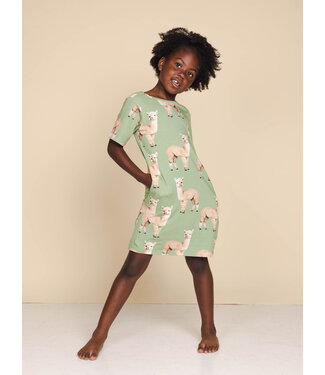 Snurk Alpaca Meadow T-Shirt Dress Kids