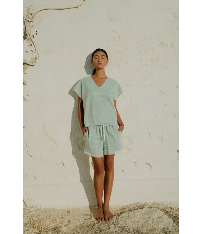 Pluto Igona Summer Dream Pyjama Pastel Khaki