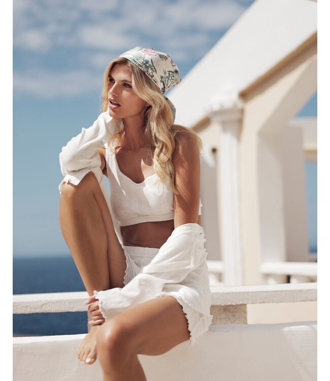 Lingadore Nightwear Singlet&Short Set Off-White