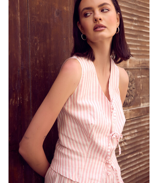 Felicity Pyjama Pink Stripe