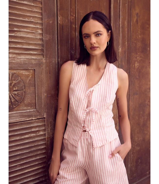 Felicity Pyjama Pink Stripe