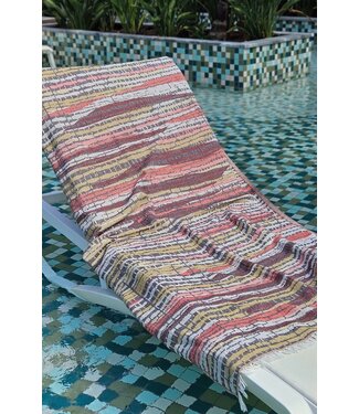 Zus en Zomer Hammam Towel Elif Bordeaux