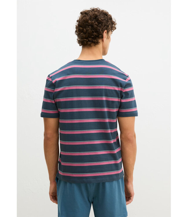 Marc o polo Pyjama Short Set Blue Orion Stripe