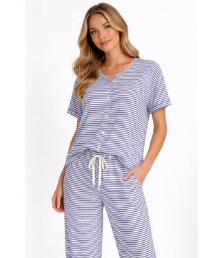 Pluto Frieke High Summer Pyjama Cobalt Blu