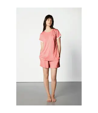 Pluto Amina Short Set Pyjama Coral