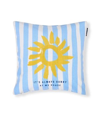 Lexington Company Printed Stripe Summer Organic Cotton Pillow Cover