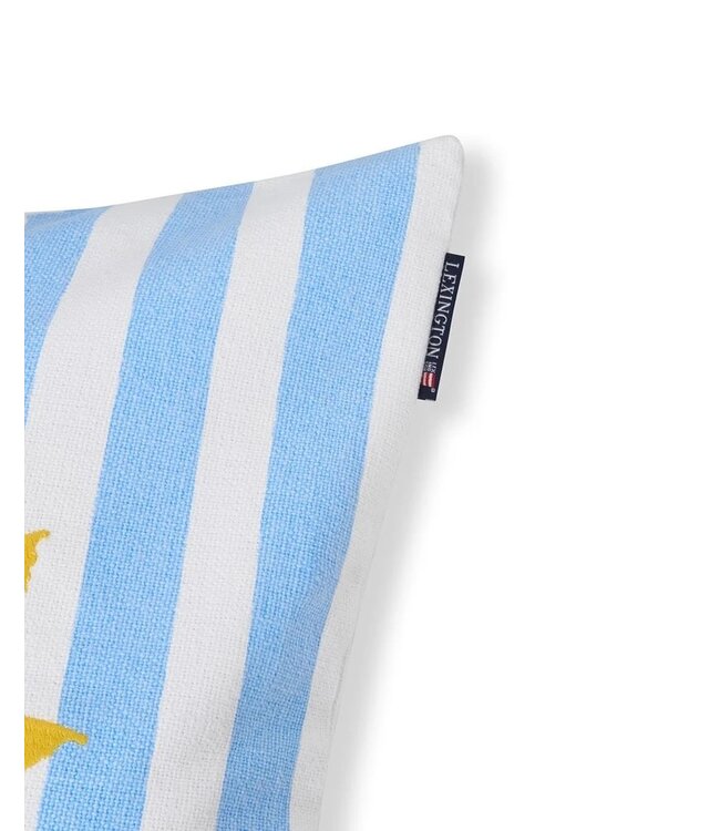 Lexington Company Printed Stripe Summer Organic Cotton Pillow Cover