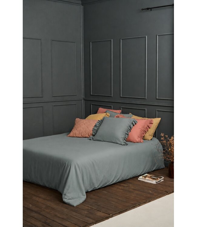 Nomo Tessera Tencel Dekbedovertrek Goblin Blue Fringe
