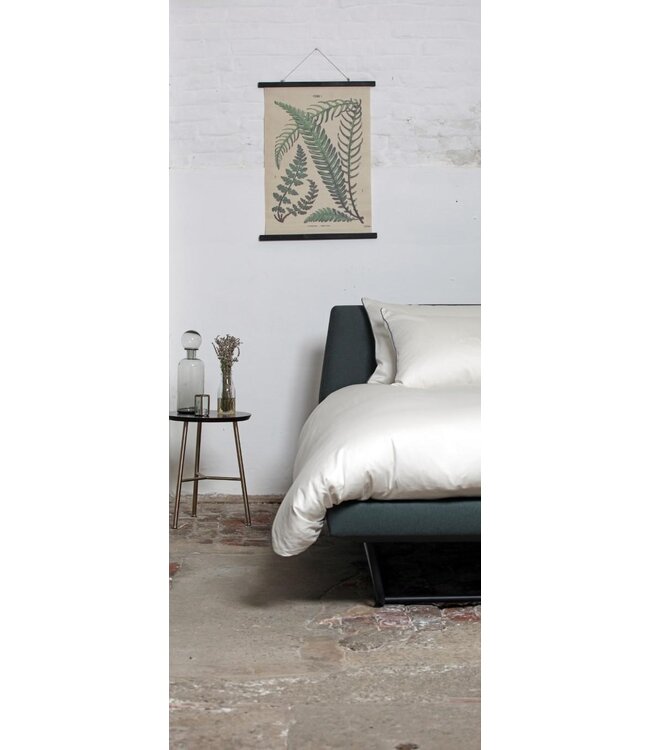 Nill Spring Aria Boxspring metalen frame + Hoofdbord Yade 180x200 Charcoal Zwart stofcat. C showroom