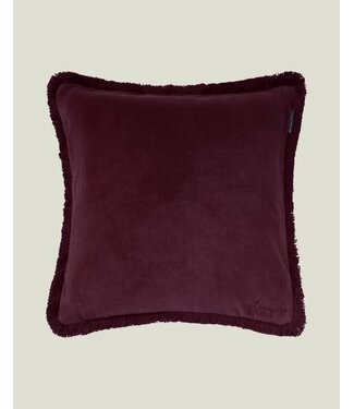 Lexington Company Fringe Velvet Pillow Cover Fig