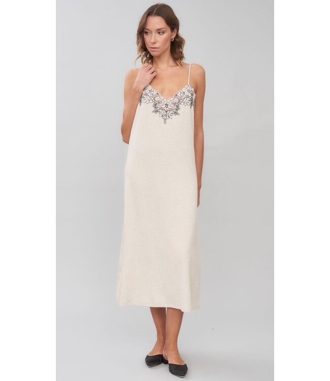 Flora Lastraioli Mariana Nightgown Long Jersey Rise
