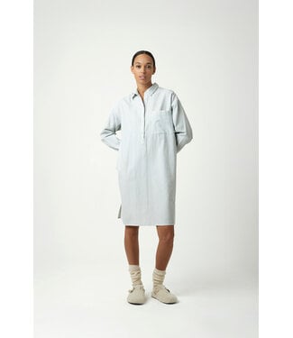 Pluto Babette Night Shirt Flanel Khaki Stripe