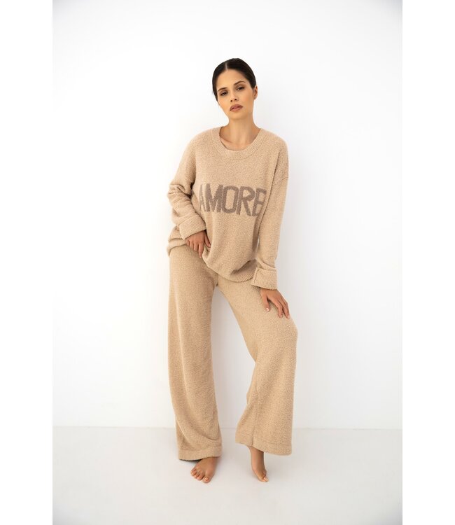 Zerina Soft Homewear Set Beige