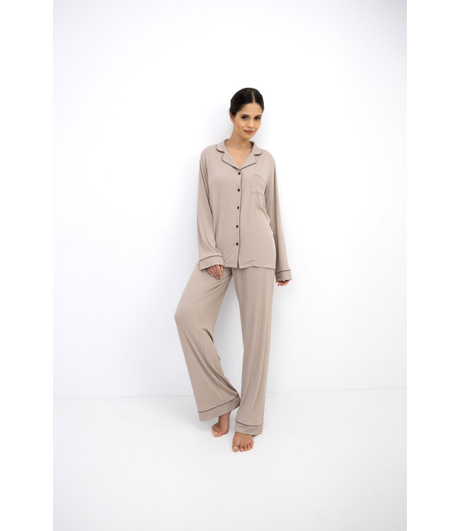 Novara Pyjama Light Brown