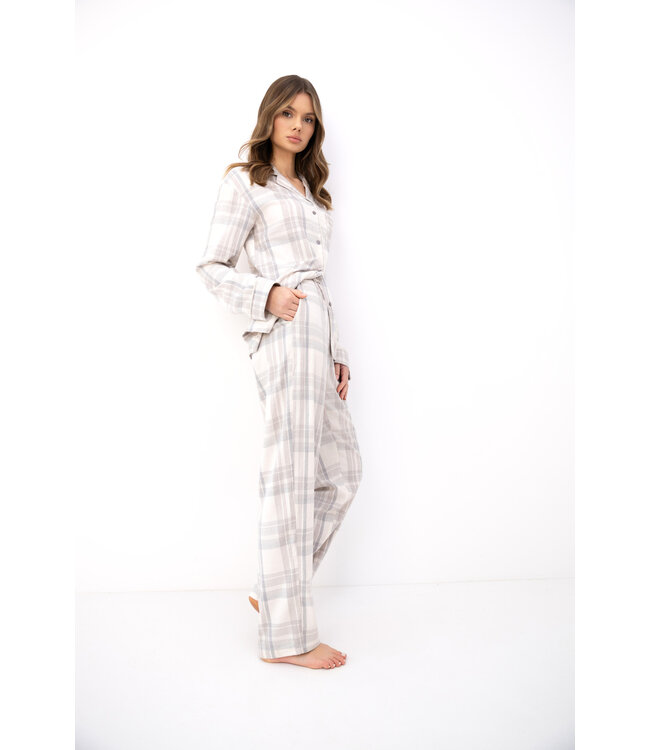 Adora Soft Pyjama Grey/White