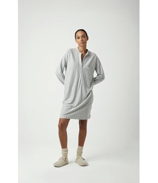 Pluto Ilanka Nightdress Grey Chine Stripe