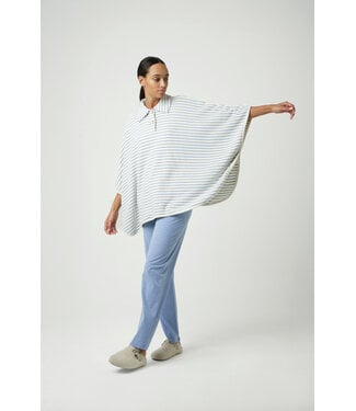 Pluto Maira Homewear Coat Blue/Ivory Stripe