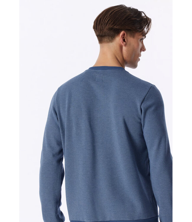 Schiesser Homewear Set Heren Faded Denim