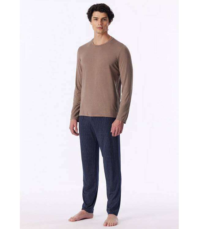 Schiesser Pyjama Heren Bright Taupe