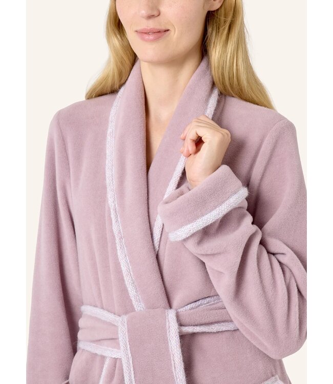 Yellamaris Fleece Dressing Gown Mauve