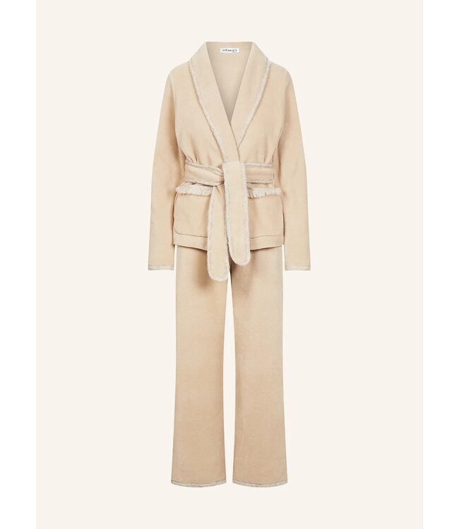 Yellamaris Homewear Set Fleece Camel