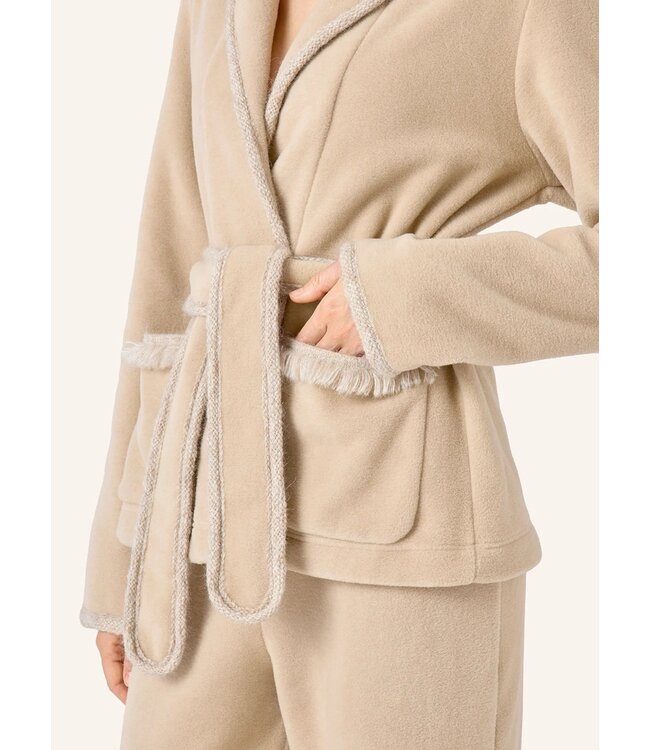Yellamaris Homewear Set Fleece Camel