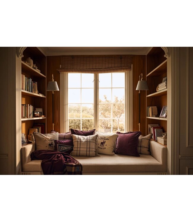 Lexington Company Fringe Velvet Pillow Cover Fig