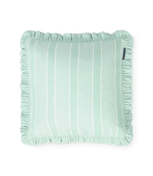 Lexington Company Striped Linen Pillow Cover Green/White