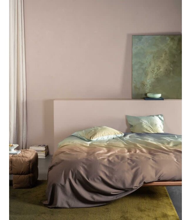 Essenza Dekbedovertrek Lunare Dusty Teal