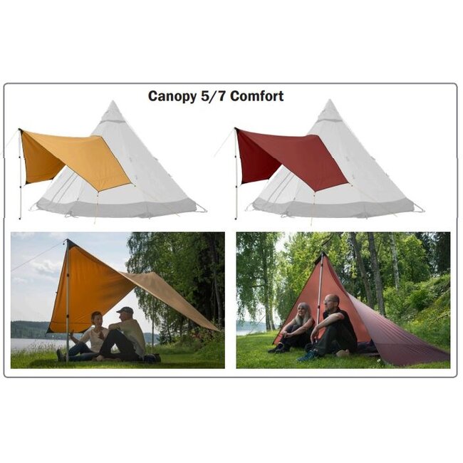 Tentipi 11702 Canopy 5/7 Comfort CP