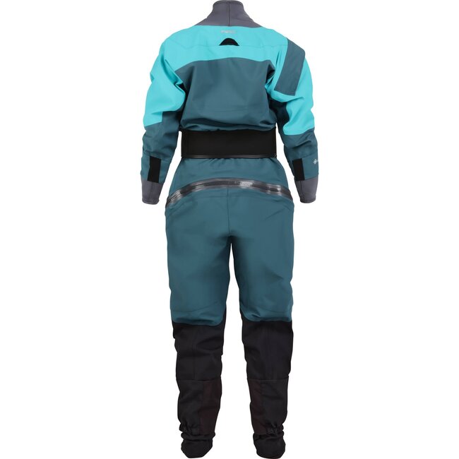 NRS Womens  Axiom Dry Suit Mediterranea/Aqua