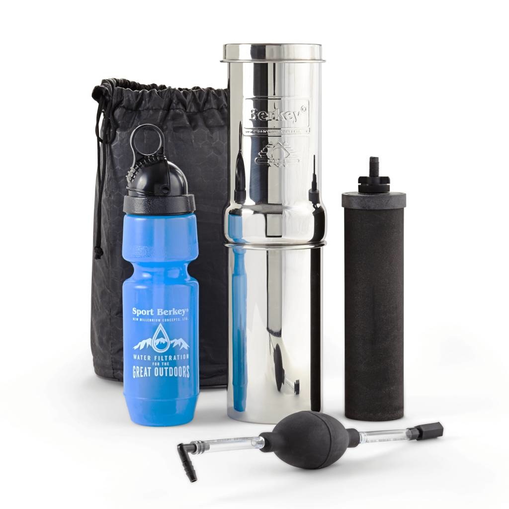 Berkey Go Kit Waterfilter Voor Op Reis 38 Liter Per Uur berkey kopen in de aanbieding