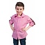 Tiroler blouse kind roze