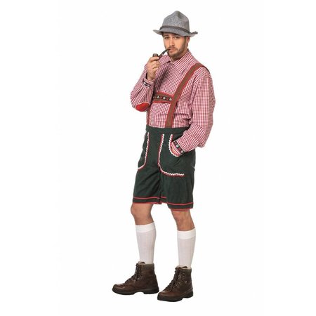 Groene Lederhosen Man