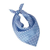 Oktoberfest halsdoekje blauw/wit