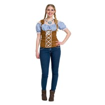 Oktoberfest top blauw budget