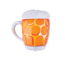 Folieballon Bierglas groot 100cm