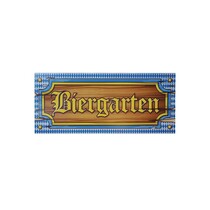 Wanddecoratie Biergarten Oktoberfest (2st)