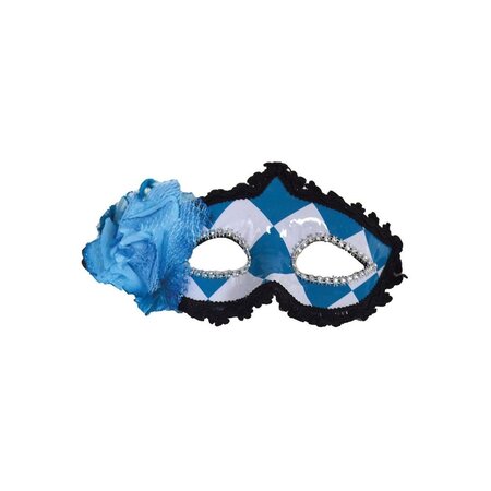 Oogmasker Oktoberfest Blauw/Wit