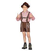 Oktoberfest Lederhose Kort Bruin Kind Milo