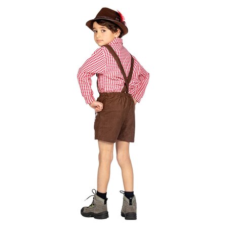 Oktoberfest Lederhose Kort Bruin Kind Milo