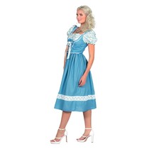 Dirndl Jurk Lang Blauw