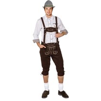 Traditionele Tiroler Broek Bruin Lang Maximilian