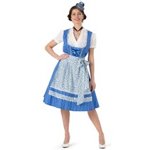 Dirndl Jurk Heike Blauw