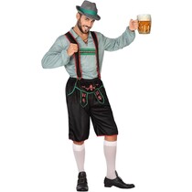Oktoberfest Kostuum Heren Zwart/Groen