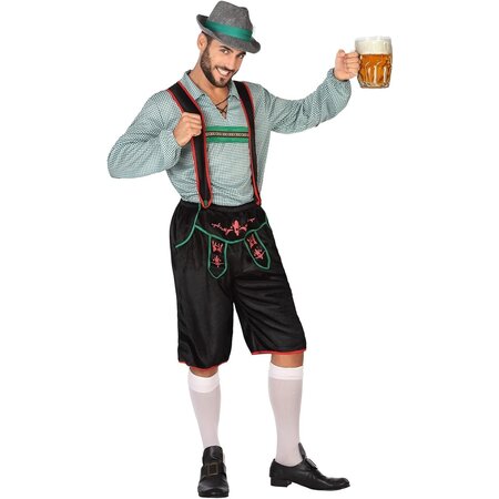 Oktoberfest Kostuum Heren Zwart/Groen