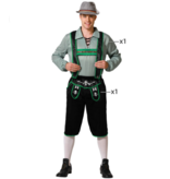 Oktoberfest Kostuum Heren Zwart/Groen